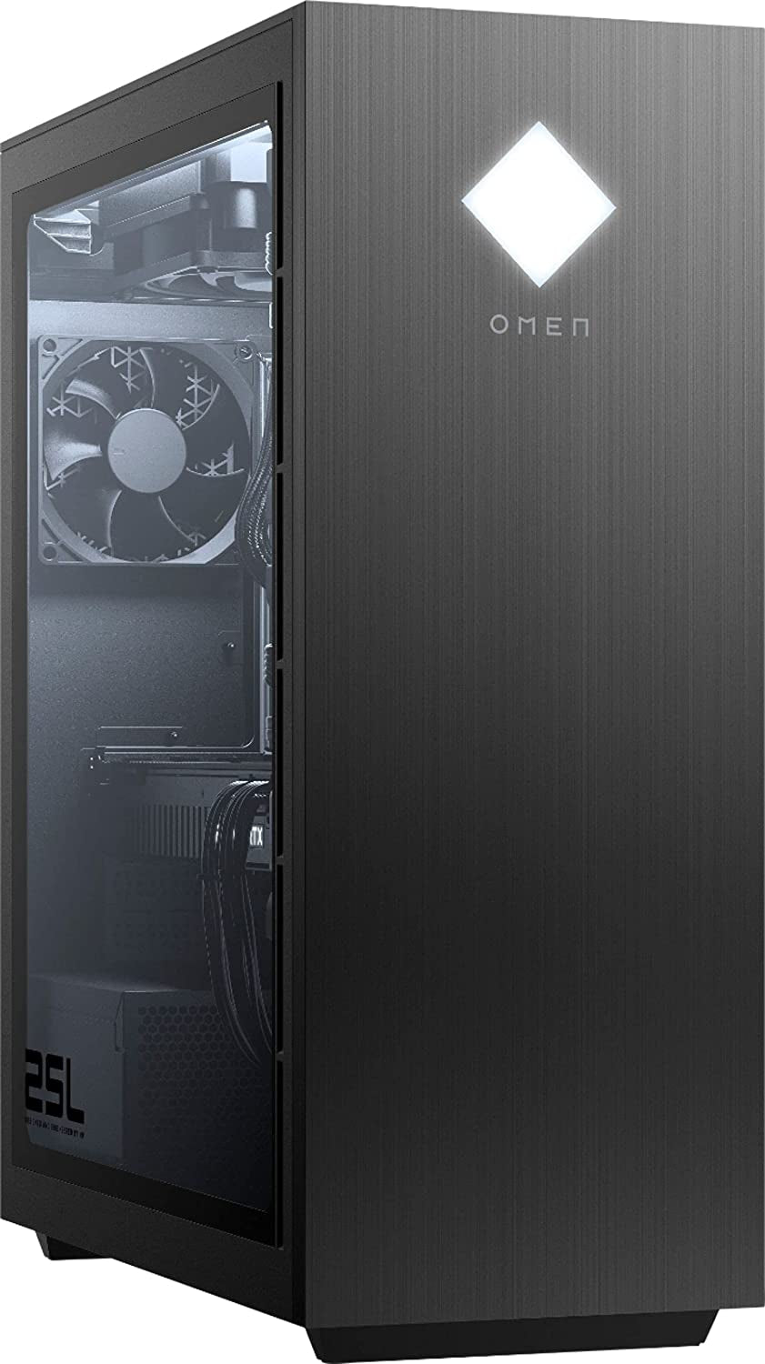 25L Gaming Desktop PC, NVIDIA Geforce RTX 2060, 10Th Generation Intel Core I7-10700F Processor, Hyperx 16 GB RAM, 512 GB SSD and 1 TB Hard Drive, Windows 10 Home (GT12-0060, 2020), Shadow Black